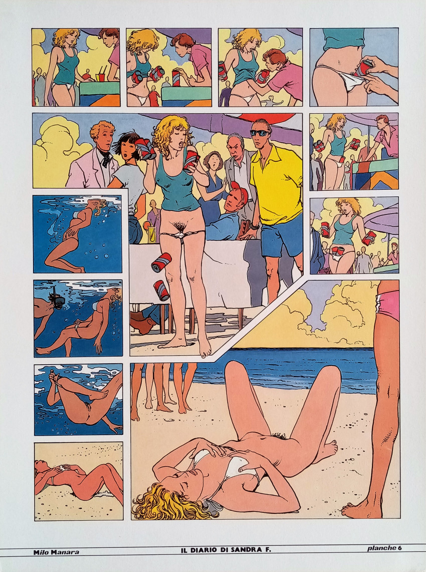 Порно комиксы пляжное фото 86