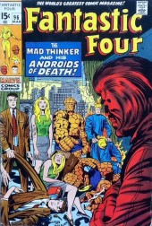 Fantastic Four Vol.1 (1961) -96- The mad thinker and his androids of death!