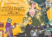 Sticky Pants -2a15- Sticky pants goes on