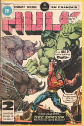 L'incroyable Hulk (Éditions Héritage) -7677- Le Rhino ne s'arrête plus ici (sic)