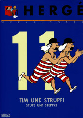 Hergé - Werkausgabe (Intégrale en allemand) -11-  Im Reiche des Schwarzen Goldes/Stups und Steppke/Schritte auf dem Mond/Der Triumph von Apollo XII