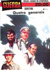 Guerra -276- Quatro generais