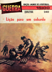 Guerra -240- Lição para um cobarde