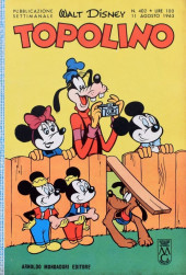 Topolino -402- Numero 402