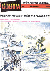 Guerra -347- Desaparecido não é afundado