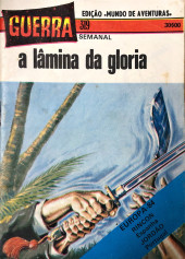 Guerra -319- A lâmina da glória