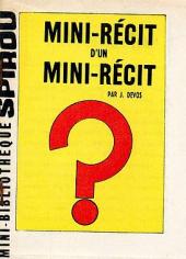 Mini-récits et stripbooks Spirou -MR1303- Mini-récit d'un mini-récit