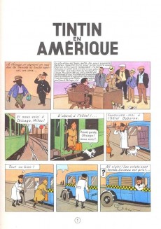 Extrait de Tintin (Historique) -3C3bis- Tintin en Amérique