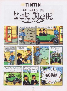 Extrait de Tintin (Historique) -15B35- Tintin au pays de l'or noir