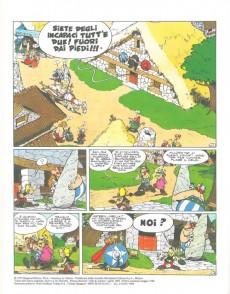 Extrait de Astérix (en italien) -16a1985- Asterix e gli elvezi