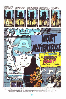 Extrait de Captain America (2e série Aredit - Arédit Marvel Color) -HS1- Spécial 1/85 : Mort mystérieuse