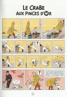 Extrait de Tintin (Le Soir & Le Figaro) -9b- Le crabe aux pinces d'or
