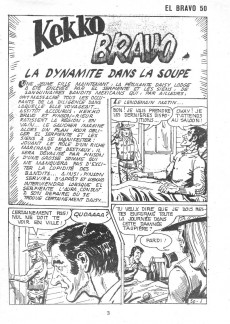 Extrait de El Bravo (Mon Journal) -50- La dynamite dans la soupe