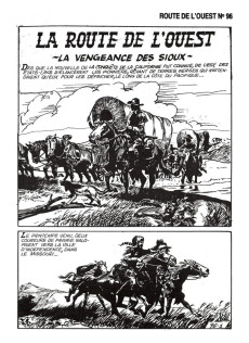 Extrait de La route de l'Ouest (Aventures et Voyages) -96- La vengeance des Sioux