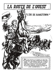 Extrait de La route de l'Ouest (Aventures et Voyages) -105- L'or de Hangtown