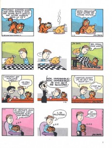 Extrait de Garfield (Dargaud) -2b1999- Faut pas s'en faire