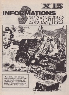 Extrait de X-13 agent secret (Impéria) -374- Informations secrètes