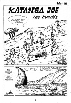 Extrait de Safari (Aventures et Voyages) -104- Les évadés