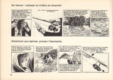 Extrait de La pêche en bandes dessinées -2- La truite, le gardon, la perche, le congre etc.