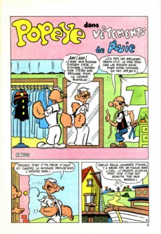 Extrait de Popeye (Cap'tain présente) Magazine -7- Popeye - vêtements de pluie
