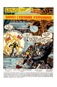 Extrait de La légion des super-héros (Éditions Héritage) -4- Sauvez l'escouade d'espionnage