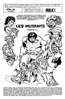 Extrait de L'incroyable Hulk (Éditions Héritage) -112113- les mutants... Partie II!