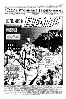 Extrait de L'Étonnant Spider-Man (Éditions Héritage) -8990- Le pouvoir d'Electro