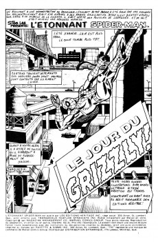 Extrait de L'Étonnant Spider-Man (Éditions Héritage) -41- Le jour du Grizzly !