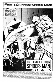 Extrait de L'Étonnant Spider-Man (Éditions Héritage) -123124- Un cercueil pour Spider-Man