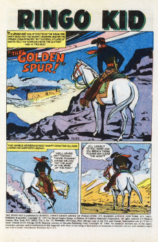 Extrait de The ringo Kid Vol 2 (1970) -23- The Golden Spur!