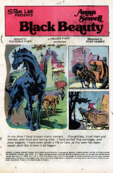 Extrait de Marvel Classics Comics (1976) -5- Black Beauty