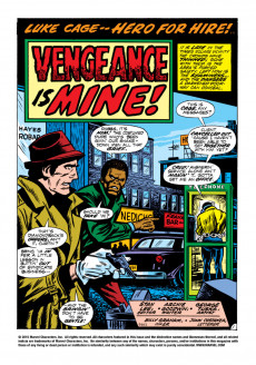 Extrait de Luke Cage, Hero for Hire (Marvel - 1972) -2- He's Danger! He's Death!! He's -- The Man Called Diamondback!