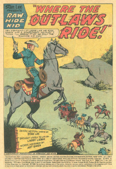 Extrait de Rawhide Kid Vol.1 (1955) -122- Where Outlaws Ride!