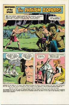 Extrait de Brothers of the Spear (Gold Key - 1972) -15- The Phantom Leopards