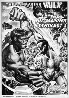 Extrait de The rampaging Hulk Vol.1 (1977) -5- Lo! The Sub-Mariner Strikes!