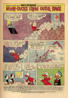 Extrait de Uncle $crooge (2) (Gold Key - 1963) -65- Micro-Ducks from Outer Space!