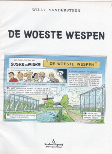 Extrait de Suske en Wiske -211- DE WOESTE WESPEN