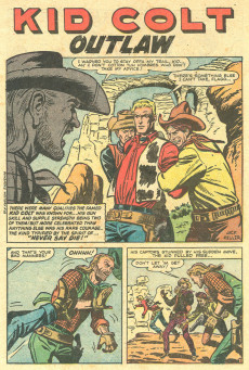 Extrait de Gunsmoke Western (Atlas Comics - 1957) -33- Kid Colt and the Gunman!/Scourge of the Frontier!