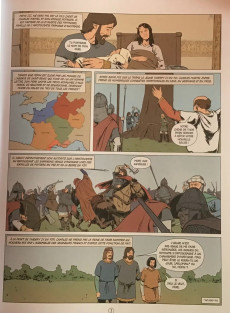 Extrait de Histoire de France en bande dessinée -6- Pépin le Bref premier des Carolingiens 751-768