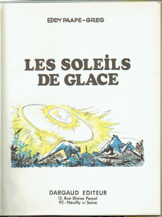 Extrait de Luc Orient -2'- Les soleils de glace