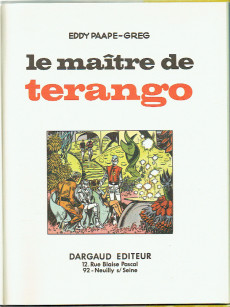 Extrait de Luc Orient -3'- Le maître de Térango