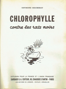 Extrait de Chlorophylle -1'- Chlorophylle contre les rats noirs