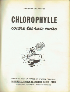 Extrait de Chlorophylle -1''- Chlorophylle contre les rats noirs