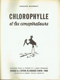 Extrait de Chlorophylle -2'- Chlorophylle et les conspirateurs