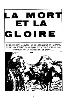 Extrait de Saloon -2- La mort et la gloire