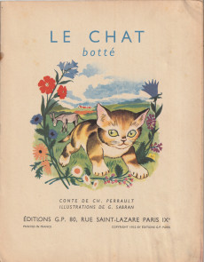 Extrait de (AUT) Sabran -1952- Le chat botté