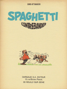 Extrait de Spaghetti -10'- Spaghetti contrebandier