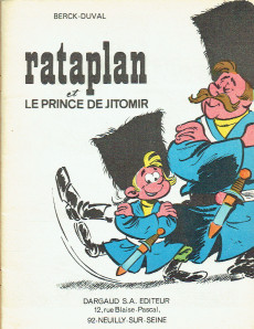 Extrait de Rataplan -5'- Rataplan et le prince de Jitomir