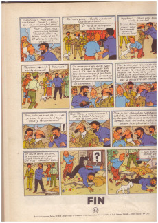 Extrait de Tintin (Historique) -17B19- On a marché sur la Lune