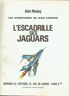 Extrait de Dan Cooper (Les aventures de) -7'- L'escadrille des jaguars